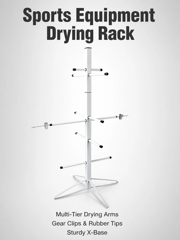 Metal Hockey Equipment Drying Rack Stand