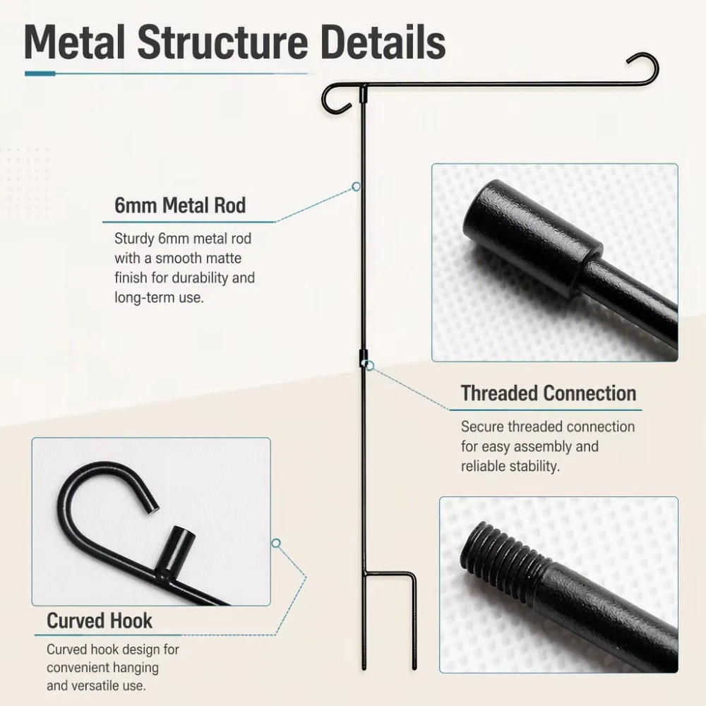 Outdoor Waterproof Metal Yard Sign Stake