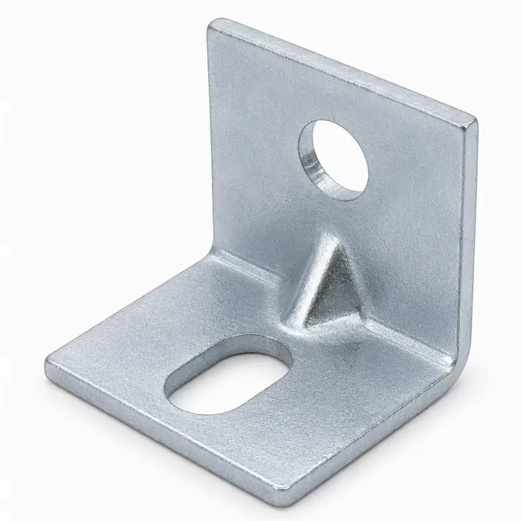 Zinc Plated Silver Heavy Duty Corner Brace