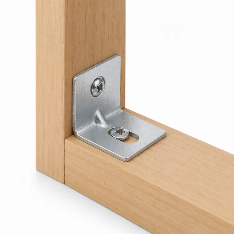 Zinc Plated Silver Heavy Duty Corner Brace