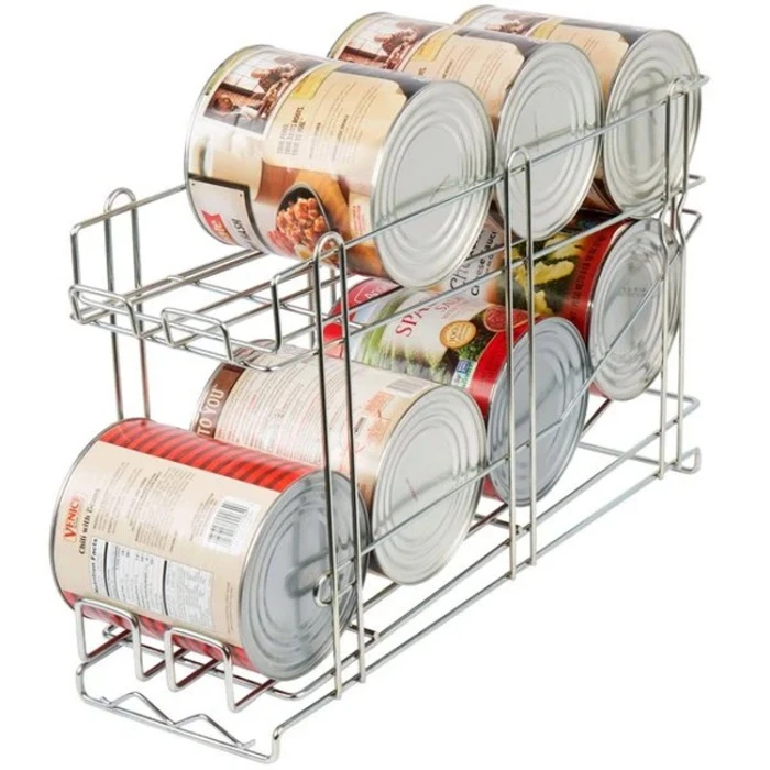積み重ね可能なワイヤー缶オーガナイザーラック